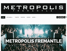 Tablet Screenshot of metropolisfremantle.com.au
